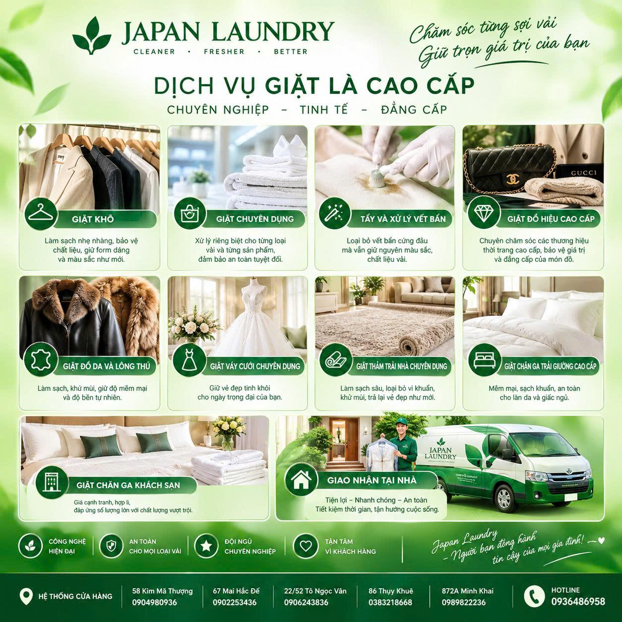✨ JAPAN LAUNDRY – CHĂM SÓC TỪNG SỢI VẢI, GIỮ TRỌN GIÁ TRỊ CỦA BẠN ✨